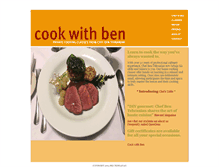 Tablet Screenshot of cookwithben.com